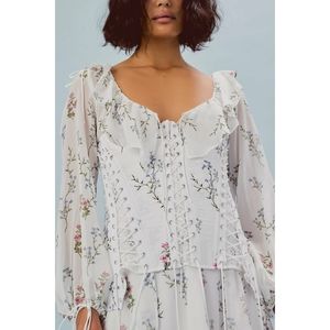 for love and lemons lillie chiffon corset dress
